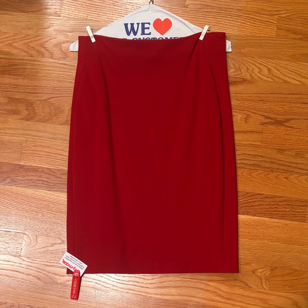 Diane Von Furstenberg Bold Red Pencil Skirt
